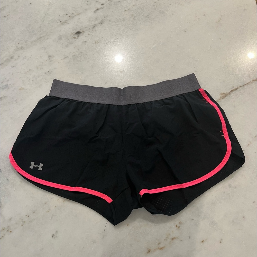 Under Armour running shorts. Size Large.
